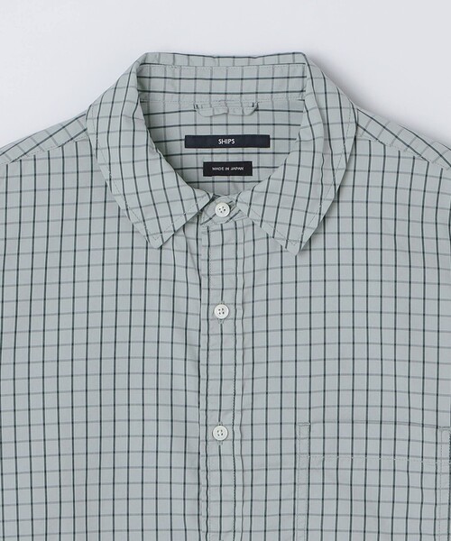 SHIPS(シップス)の「SHIPS:〈MADE IN JAPAN〉レギュラーカラー チェック シャツ(シャツ/ブラウス・メンズ・ネイビー/ブラウン系/ライトグリーン・SMALL/MEDIUM/LARGE/X-LARGE)」の17枚目の写真