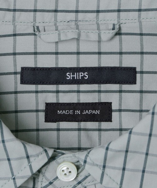 SHIPS(シップス)の「SHIPS:〈MADE IN JAPAN〉レギュラーカラー チェック シャツ(シャツ/ブラウス・メンズ・ネイビー/ブラウン系/ライトグリーン・SMALL/MEDIUM/LARGE/X-LARGE)」の18枚目の写真