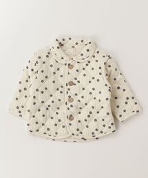 Quincy Mae（クインシーメイ）の「【RE】【Quincy Mae】QUILTED JACKET || NAVY DOT（その他ベビー用品）」