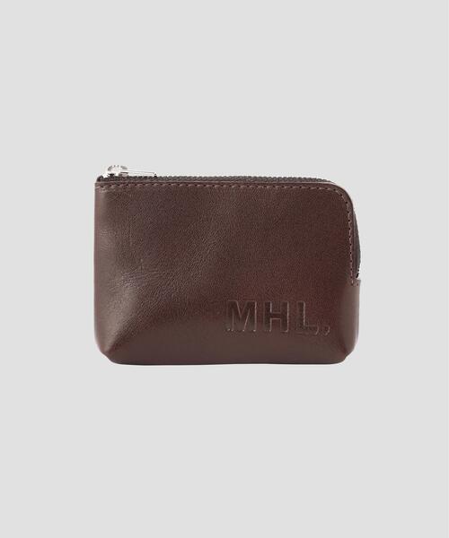 MHL.(エムエイチエル)の「BASIC LEATHER(ポーチ・レディース・ブラウン/グリーン・FREE)」の2枚目の写真