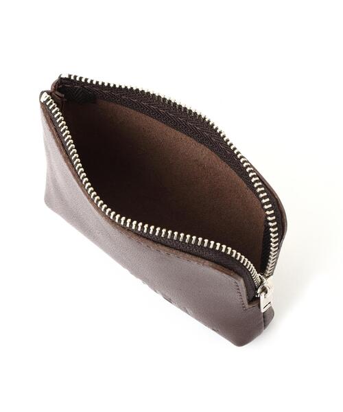 MHL.(エムエイチエル)の「BASIC LEATHER(ポーチ・レディース・ブラウン/グリーン・FREE)」の7枚目の写真