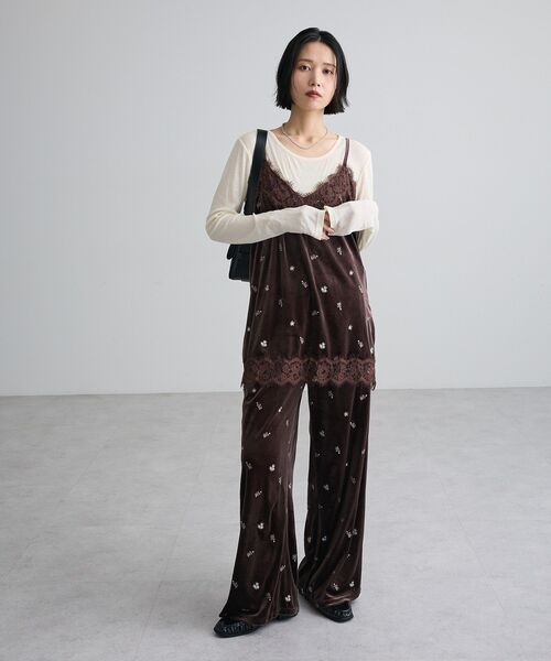Green Parks(グリーンパークス)の「シアーロンTEE(Tシャツ/カットソー・レディース・ライトグレー/ホワイト系その他2/カーキ/ホワイト/ブラック・FREE)」の19枚目の写真