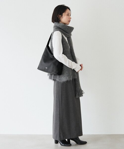 russet(ラシット)の「エニーショルダーバッグ(ショルダーバッグ・レディース・ブラック/アイボリー/グレイッシュベージュ・FREE)」の13枚目の写真