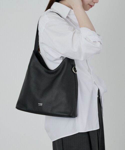 russet(ラシット)の「エニーショルダーバッグ(ショルダーバッグ・レディース・ブラック/アイボリー/グレイッシュベージュ・FREE)」の10枚目の写真