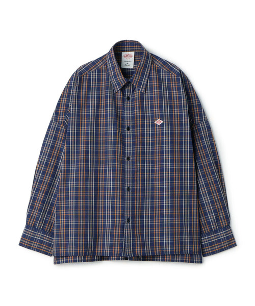 DANTON(ダントン)の「Women's Nylon Taffeta Regular Collar Shirt(シャツ/ブラウス・レディース・ブラック系その他/ブラウン系その他/ブルー系その他5・34/36)」の3枚目の写真