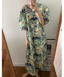 プリントリラックス ワンピース