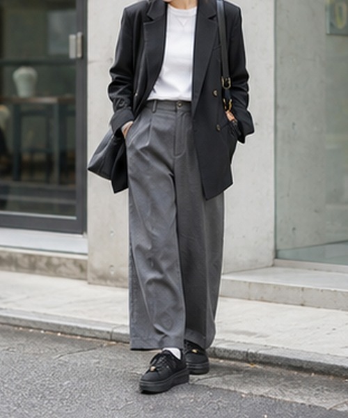 moz(モズ)の「【moz SWEDEN LAGOM】モズ エルクチャーム 厚底コートスニーカー(スニーカー・レディース・ブラック/ブラウン系その他/ホワイト×ブルー・M/S/LL/L)」の7枚目の写真