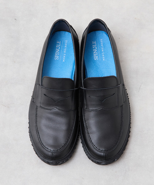 MEN'S MELROSE（メンズメルローズ）の「《別注》【SPINGLE/スピングル】ローファースニーカー（スニーカー・メンズ・ブラック・4/5/3）」の2枚目の写真