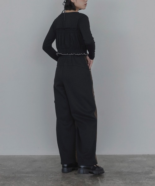 Eimee Law(エイミーロウ)の「ビーズエンブロイダリーデニムパンツ(デニムパンツ・レディース・ブルー/ブラウン/ブラック・MEDIUM)」の10枚目の写真