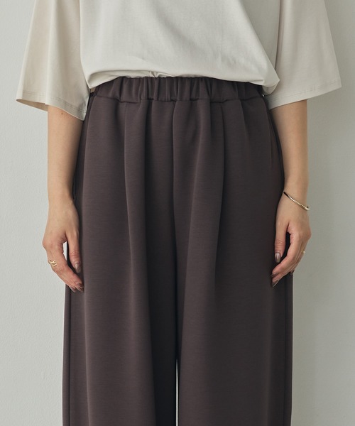 hunch(ハンチ)の「とろみダンボール カーヴィパンツ(その他パンツ・レディース・ブラック/チャコールグレー/グリーン・FREE)」の17枚目の写真