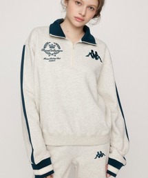 KAPPA x SLY HALF ZIP SW TOPS カッパスライハーフジップスウェットトップス 秋服