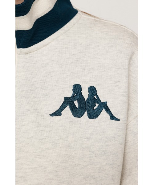 SLY(スライ)の「KAPPA x SLY HALF ZIP SW TOPS カッパスライハーフジップスウェットトップス 秋服(スウェット・レディース・ネイビー/ホワイト系その他2・FREE)」の13枚目の写真