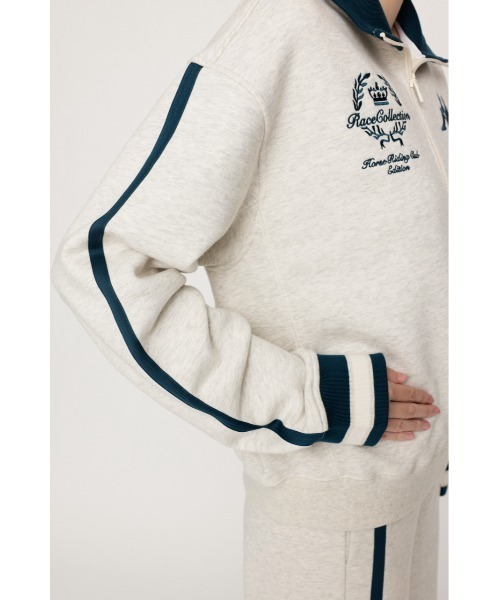 SLY(スライ)の「KAPPA x SLY HALF ZIP SW TOPS カッパスライハーフジップスウェットトップス 秋服(スウェット・レディース・ネイビー/ホワイト系その他2・FREE)」の15枚目の写真