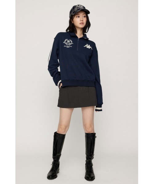 SLY(スライ)の「KAPPA x SLY HALF ZIP SW TOPS カッパスライハーフジップスウェットトップス 秋服(スウェット・レディース・ネイビー/ホワイト系その他2・FREE)」の18枚目の写真