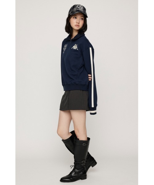 SLY(スライ)の「KAPPA x SLY HALF ZIP SW TOPS カッパスライハーフジップスウェットトップス 秋服(スウェット・レディース・ネイビー/ホワイト系その他2・FREE)」の19枚目の写真