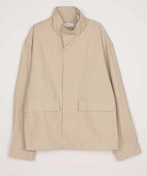 LOENNE(ロエヌ)の「Stand Collar Pocket Jacket / スタンドカラーポケットジャケット(Tシャツ/カットソー・レディース・ベージュ/カーキ・FREE)」の21枚目の写真