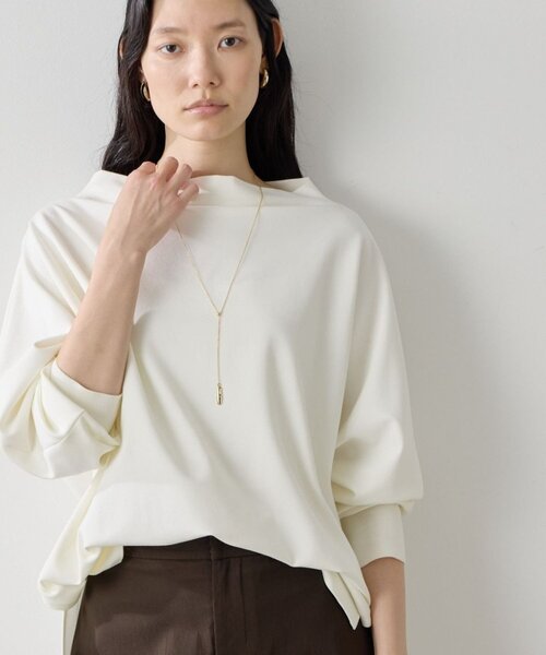 GALLARDAGALANTE（ガリャルダガランテ）の「【セットアップ対応】ボトルポンチプルオーバー（Tシャツ/カットソー・レディース・ブラック/ブラウン/オフホワイト・FREE）」の2枚目の写真