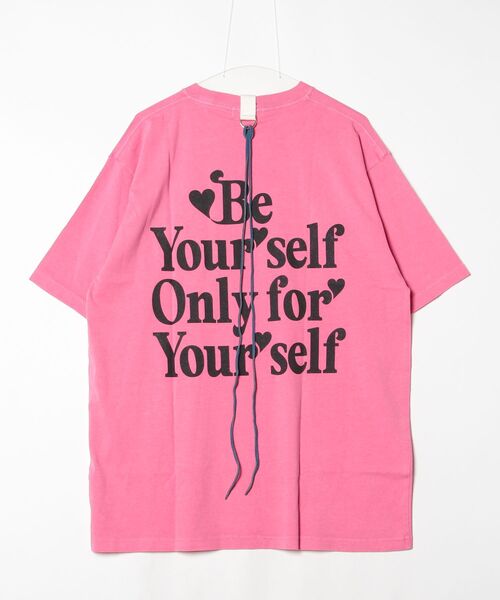 mindseeker(マインドシーカー)の「NEW BE YOURSELF PIGMENT TEE(Tシャツ/カットソー・メンズ・ピンク・3/2)」の1枚目の写真