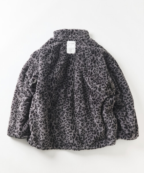 FREAK'S STORE(フリークスストア)の「リバーシブル ボア ジャケット(ブルゾン・メンズ・レオパード/オリーブ/ブラック/チャコールグレー・MEDIUM/LARGE)」の16枚目の写真