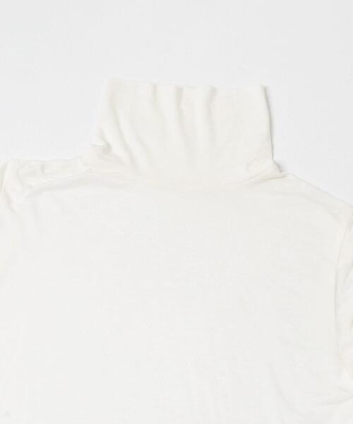 URBAN RESEARCH DOORS(アーバンリサーチドアーズ)の「カシミヤシルク混タートルネックカットソー(Tシャツ/カットソー・レディース・ブラック系その他/オフホワイト・FREE)」の7枚目の写真