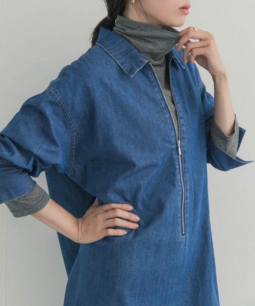 URBAN RESEARCH DOORS(アーバンリサーチドアーズ)の「カシミヤシルク混タートルネックカットソー(Tシャツ/カットソー・レディース・ブラック系その他/オフホワイト・FREE)」の8枚目の写真