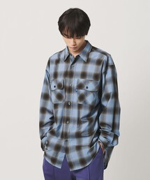 <NICE WEATHER>ビッグチェック シャツ