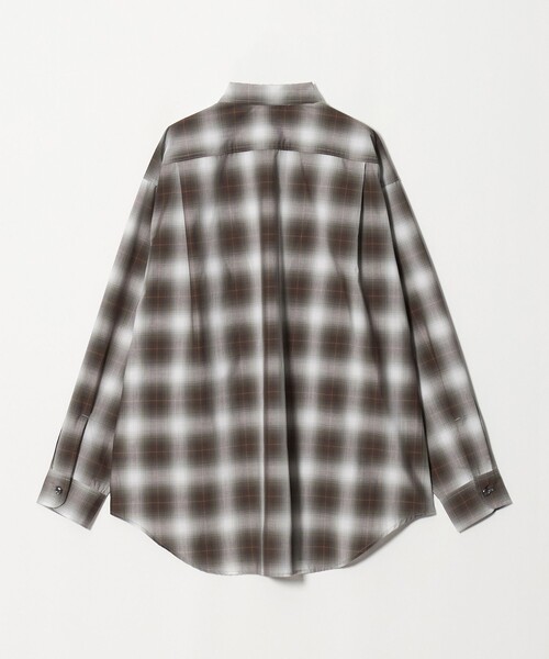 NICE WEATHER(ナイスウェザー)の「<NICE WEATHER>ビッグチェック シャツ(シャツ/ブラウス・メンズ・モカ/コバルトブルー・XS/L/S/M)」の14枚目の写真