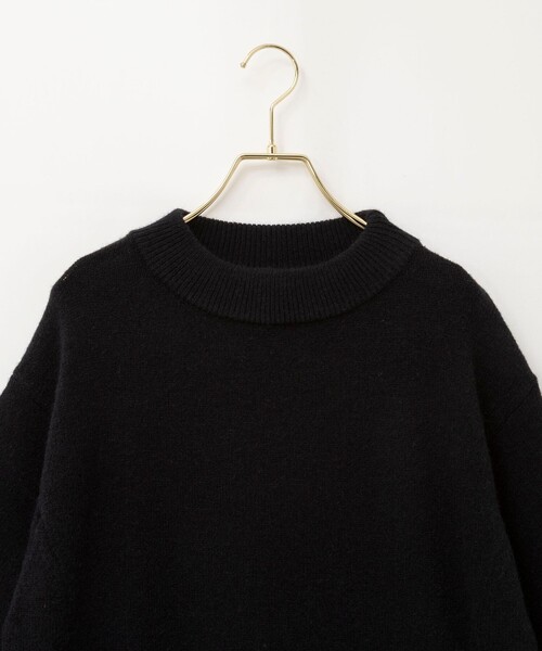 NOLLEY’S(ノーリーズ)の「【WEB限定】ワイドリブヘムロングニット(ニット/セーター・レディース・グレイッシュベージュ/グレー/ブラック・FREE)」の13枚目の写真