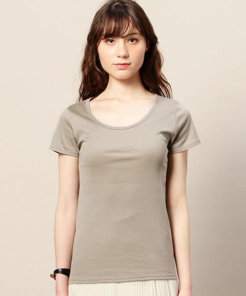 BEAUTY&YOUTH UNITED ARROWS（ビューティーアンドユースユナイテッドアローズ）の「BY ケミランショートスリーブ◆（Tシャツ/カットソー・レディース・ホワイト/ブラック/モカ/オリーブ/ライトブルー・FREE）」の7枚目の写真