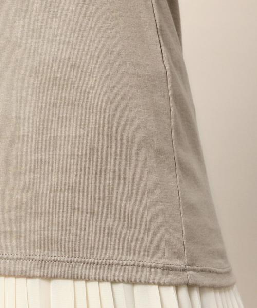 BEAUTY&YOUTH UNITED ARROWS（ビューティーアンドユースユナイテッドアローズ）の「BY ケミランショートスリーブ◆（Tシャツ/カットソー・レディース・ホワイト/ブラック/モカ/オリーブ/ライトブルー・FREE）」の13枚目の写真