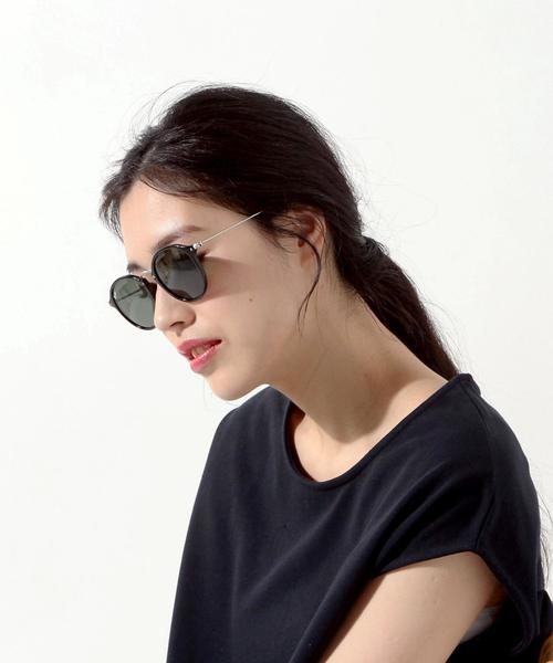 Ray-Ban(レイバン)の「<Ray-Ban(レイバン)>ROUND 2447F/49◆(サングラス・レディース・ブラック/ブラウン・FREE)」の13枚目の写真
