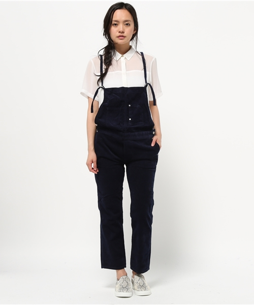 SEVENDAYS=SUNDAY（セブンデイズサンデイ）の「コーデュロイ　サロペットパンツ（サロペット/オーバーオール・レディース・オフホワイト/ベージュ/ネイビー・LARGE/MEDIUM）」の13枚目の写真