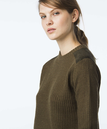 koe | 肩パッチ付ニットトップ(ニット/セーター)