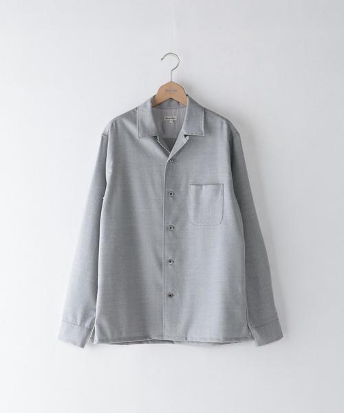 Steven Alan（スティーブンアラン）の「＜Steven Alan＞ WL STRC/SXNY OPENCOLLAR/ｼｬﾂ（シャツ/ブラウス・メンズ・ネイビー/グレー/オレンジ系その他・LARGE/SMALL/MEDIUM/X-LARGE）」の2枚目の写真