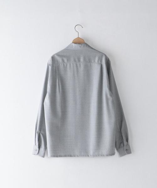 Steven Alan（スティーブンアラン）の「＜Steven Alan＞ WL STRC/SXNY OPENCOLLAR/ｼｬﾂ（シャツ/ブラウス・メンズ・ネイビー/グレー/オレンジ系その他・LARGE/SMALL/MEDIUM/X-LARGE）」の5枚目の写真