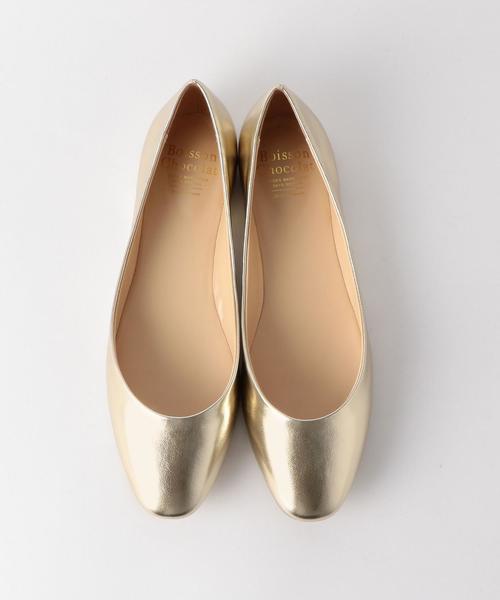 Boisson Chocolat（ボワソンショコラ）の「BBC ｿﾌﾄｽｸｴｱﾌﾗｯﾄ○（パンプス・レディース・ブラック/ベージュ/その他/ホワイト/ゴールド・23cm/22cm/24.5cm/22.5cm/25cm/23.5cm/24cm）」の4枚目の写真