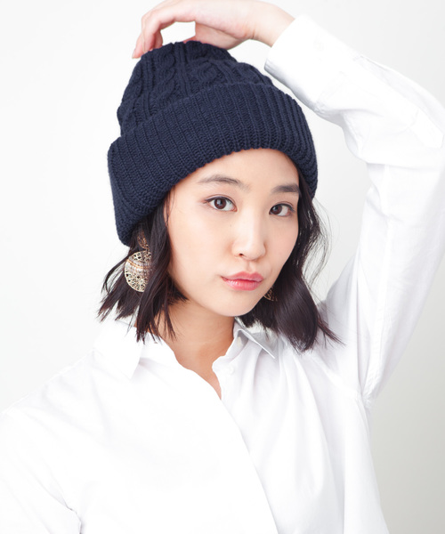 CABALLERO（キャバレロ）の「キャバレロ ニット帽 CABALLERO MILITARY WATCH KNIT PLAIN プレーン（ニットキャップ/ビーニー・レディース・ブラック/ブラック×ホワイト/レッド/マスタード/ブラック×グレー/オレンジ/グレー/カーキ/ネイビー/チャコール/バーガンディー/ロイヤルブルー/ブラウン/パープル/ブラック系その他3/イエロー系その他/グリーン系その他/グレー系その他/レッド系その他/グレー系その他2/レッド系その他2/ブラウン系その他/オレンジ系その他/ブラック系その他2/パープル系その他/ブラック系その他/ブルー系その他2/ブルー系その他・FREE）」の17枚目の写真