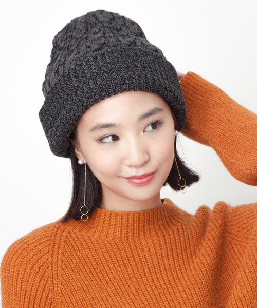 CABALLERO（キャバレロ）の「キャバレロ ニット帽 CABALLERO MILITARY WATCH KNIT PLAIN プレーン（ニットキャップ/ビーニー・レディース・ブラック/ブラック×ホワイト/レッド/マスタード/ブラック×グレー/オレンジ/グレー/カーキ/ネイビー/チャコール/バーガンディー/ロイヤルブルー/ブラウン/パープル/ブラック系その他3/イエロー系その他/グリーン系その他/グレー系その他/レッド系その他/グレー系その他2/レッド系その他2/ブラウン系その他/オレンジ系その他/ブラック系その他2/パープル系その他/ブラック系その他/ブルー系その他2/ブルー系その他・FREE）」の7枚目の写真