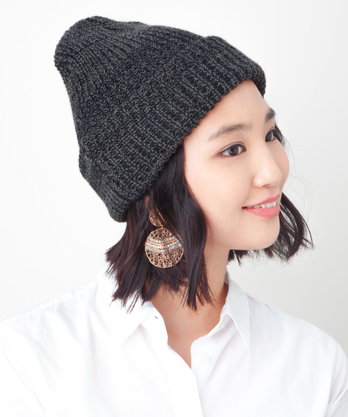 CABALLERO（キャバレロ）の「キャバレロ ニット帽 CABALLERO MILITARY WATCH KNIT PLAIN プレーン（ニットキャップ/ビーニー・レディース・ブラック/ブラック×ホワイト/レッド/マスタード/ブラック×グレー/オレンジ/グレー/カーキ/ネイビー/チャコール/バーガンディー/ロイヤルブルー/ブラウン/パープル/ブラック系その他3/イエロー系その他/グリーン系その他/グレー系その他/レッド系その他/グレー系その他2/レッド系その他2/ブラウン系その他/オレンジ系その他/ブラック系その他2/パープル系その他/ブラック系その他/ブルー系その他2/ブルー系その他・FREE）」の3枚目の写真