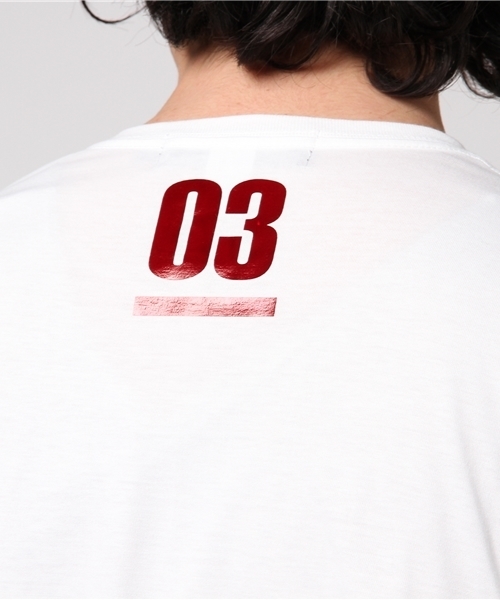 JACKROSE（ジャックローズ）の「STAYHOOD･発光UネックTシャツ（Tシャツ/カットソー・メンズ・ホワイト/ブラック/グレー・M/L）」の7枚目の写真