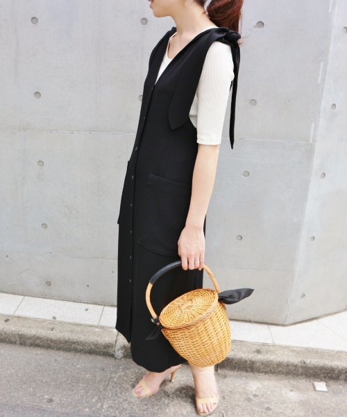 Iena イエナ の Taピケリボンワンピース ワンピース Wear Iena イエナ の Taピケリボンワンピース ワンピース Wear