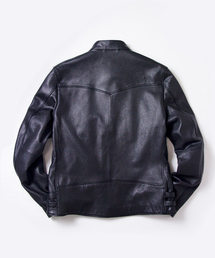 JACKROSE ダブルライダース レザージャケット ゴートレザー 裏地 赤 L JACKROSE（ジャックローズ）の「ゴートプルアップレザーダブル