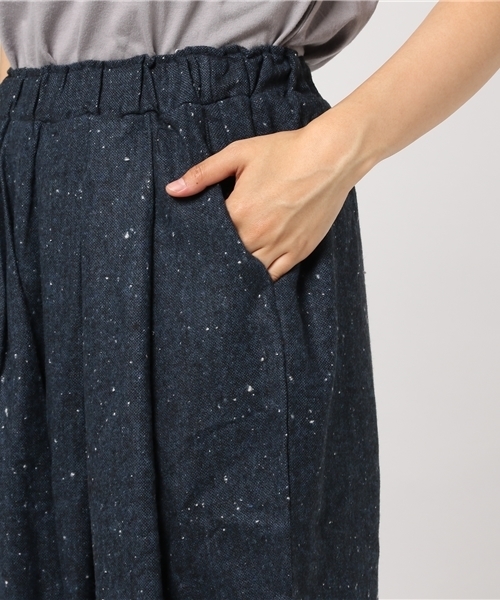 MERLOT（メルロー）の「ツイードタックワイドパンツ2343（その他パンツ・レディース・モカ/ネイビー/ブラック・FREE）」の9枚目の写真