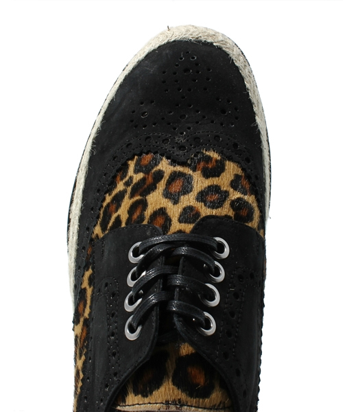 MIDWEST（ミッドウエスト）の「bucchus			 レオパード切り替え（ドレスシューズ・メンズ・ブラック・40/41）」の7枚目の写真