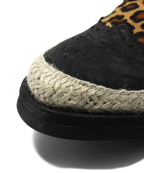 MIDWEST（ミッドウエスト）の「bucchus			 レオパード切り替え（ドレスシューズ・メンズ・ブラック・40/41）」の4枚目の写真