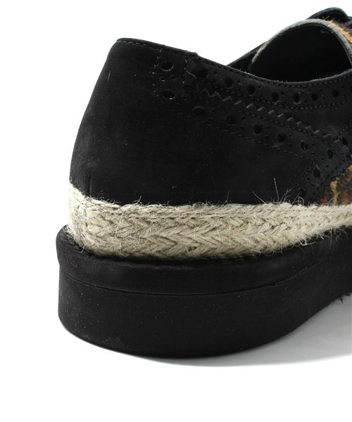 MIDWEST（ミッドウエスト）の「bucchus			 レオパード切り替え（ドレスシューズ・メンズ・ブラック・40/41）」の8枚目の写真