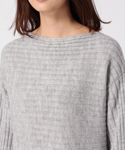 GLOBAL WORK（グローバルワーク）の「7ゲージイタリアワイドリブプルオーバー/758004（ニット/セーター・レディース・ブラック/グリーン系その他/イエロー/グレー・LARGE/SMALL/MEDIUM）」の10枚目の写真