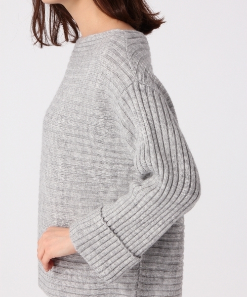 GLOBAL WORK（グローバルワーク）の「7ゲージイタリアワイドリブプルオーバー/758004（ニット/セーター・レディース・ブラック/グリーン系その他/イエロー/グレー・LARGE/SMALL/MEDIUM）」の15枚目の写真