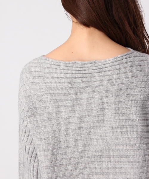 GLOBAL WORK（グローバルワーク）の「7ゲージイタリアワイドリブプルオーバー/758004（ニット/セーター・レディース・ブラック/グリーン系その他/イエロー/グレー・LARGE/SMALL/MEDIUM）」の8枚目の写真