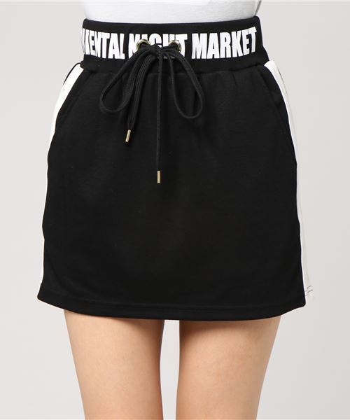 onespo（ワンスポ）の「ロゴリブミニSK（スカート・レディース・ライトグレー/ブラック・M）」の6枚目の写真